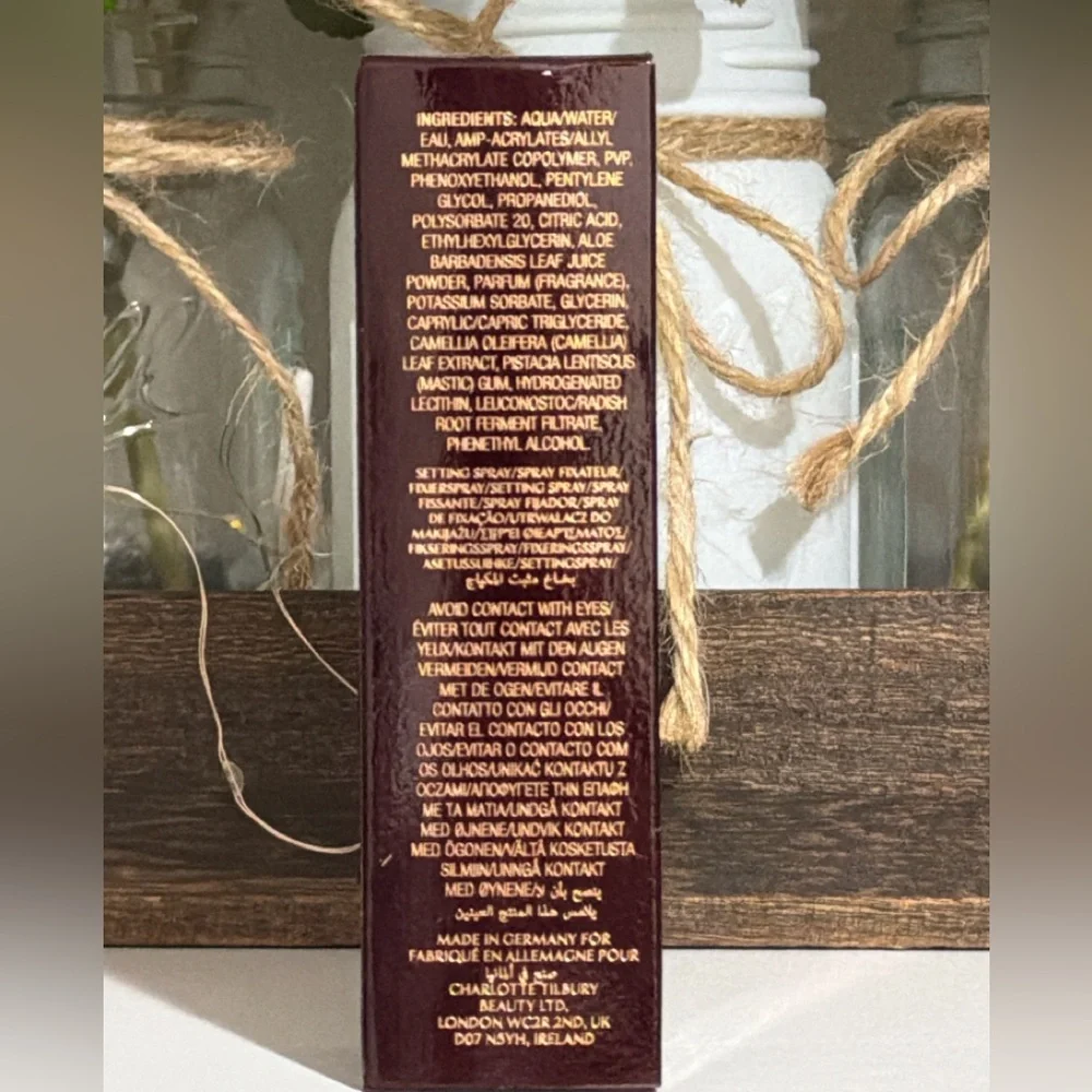 Charlotte Tilbury Airbrush Flawless Setting Spray 1.1 oz Travel Size NIB